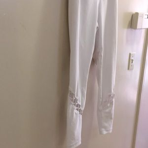 90 degree by reflex white sports pants